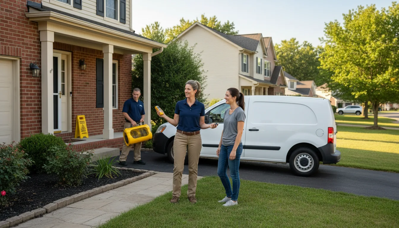 Water restoration image for Dehumidification And Cleanup Services in Latonia, KY
